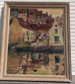 Huile sur toile signe alfons de clercq, Antiquités & Art, Enlèvement