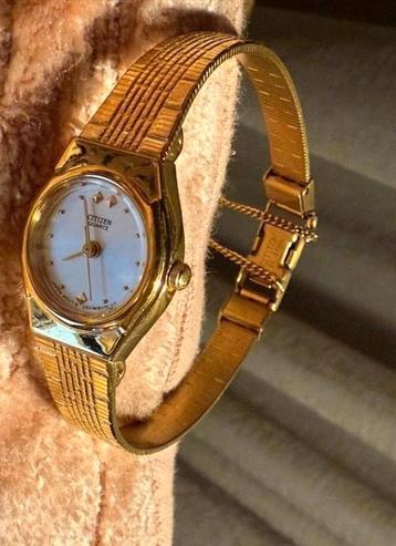 Vintage Citizen doublé gouden

dameshorloge in zeer goede ne beschikbaar voor biedingen