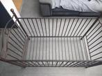 Uniek metalen kinder/baby bed, Huis en Inrichting, Slaapkamer | Bedden, Ophalen, Verstelbaar, 190 cm of minder, Zo goed als nieuw