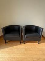 Clubzetels zwart 2 stuks, Huis en Inrichting, Ophalen, Gebruikt, Kunststof