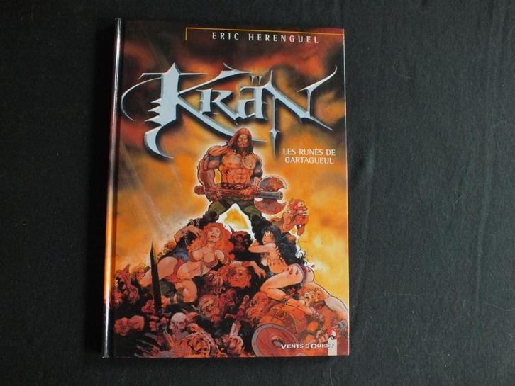 KRAN LE BARBARE (1 ALBUM EO)  EDIT. VENTS D'OUEST, Livres, BD, Comme neuf, Série complète ou Série, Enlèvement ou Envoi
