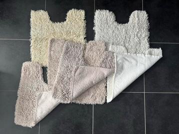 Badkamermat set van 6 wit beschikbaar voor biedingen