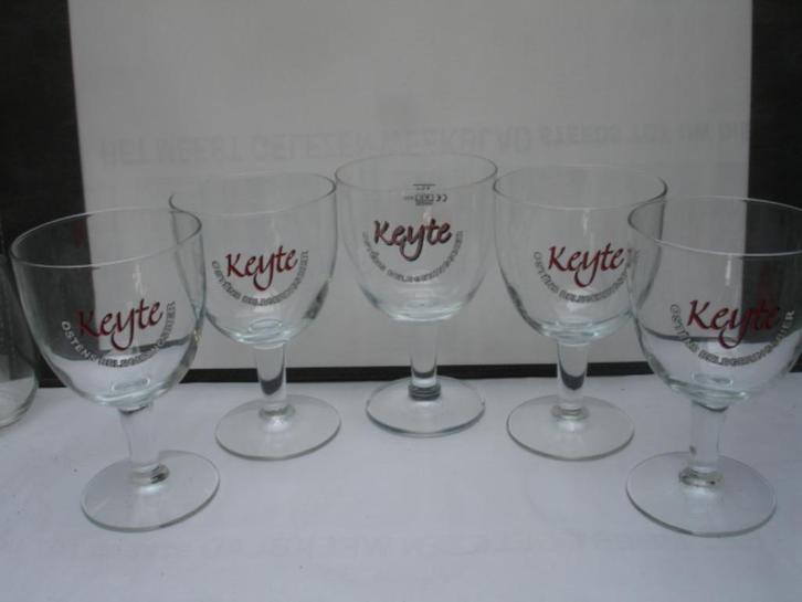 Bierglas Keyte Ostêns Belegeringsbier, 33cl, brij. Strubbe, Verzamelen, Biermerken, Zo goed als nieuw, Glas of Glazen, Overige merken