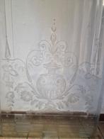 Vitre gravee avec cupidon parfait etat