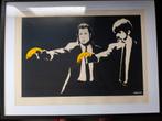 Zeefdruk Banksy Pulp fiction, Antiek en Kunst, Ophalen of Verzenden