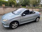 Peugeot Cabrio 206 cc, Voorwielaandrijving, 4 zetels, Stof, Zwart