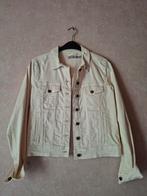 Crèmekleurige Fransa Denim Jack / Jeansjasje Maat 36, Kleding | Dames, Jassen | Zomer, Fransa, Beige, Ophalen of Verzenden, Zo goed als nieuw