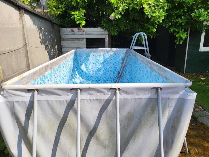 Zwembad Bestway 412x201x122 met toebehoren, Tuin en Terras, Zwembaden, Gebruikt, Opzetzwembad, 120 cm of meer, 400 cm of meer