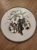 Plateau décoratif en céramique avec motif de raisin, Enlèvement