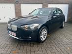 Bmw 116i, Auto's, Automaat, Leder en Stof, Zwart, 5 zetels