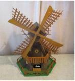 Mooi Retro Decoratieve Houten Windmolen - 41cm, Ophalen of Verzenden