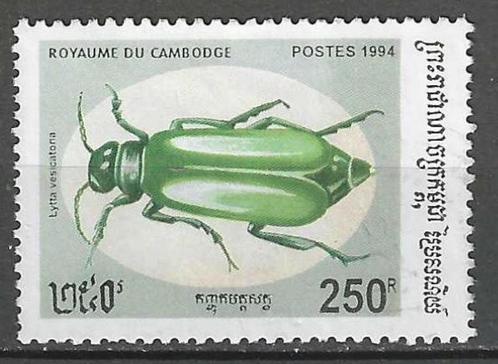 Cambodja 1994 - Yvert 1207 - Spaanse vlieg (ZG), Timbres & Monnaies, Timbres | Asie, Non oblitéré, Envoi