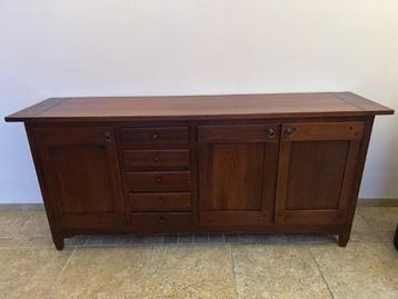Koloniaal teak dressoir 2 meter breed beschikbaar voor biedingen