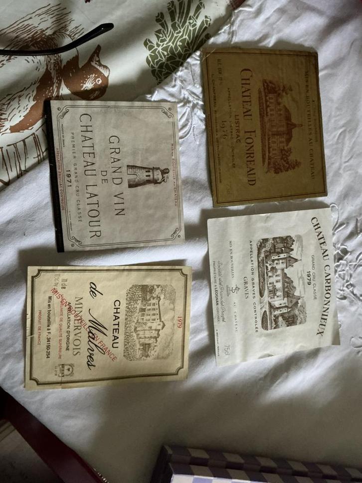 Franse wijnetiketten, Collections, Vins, Utilisé, Enlèvement ou Envoi