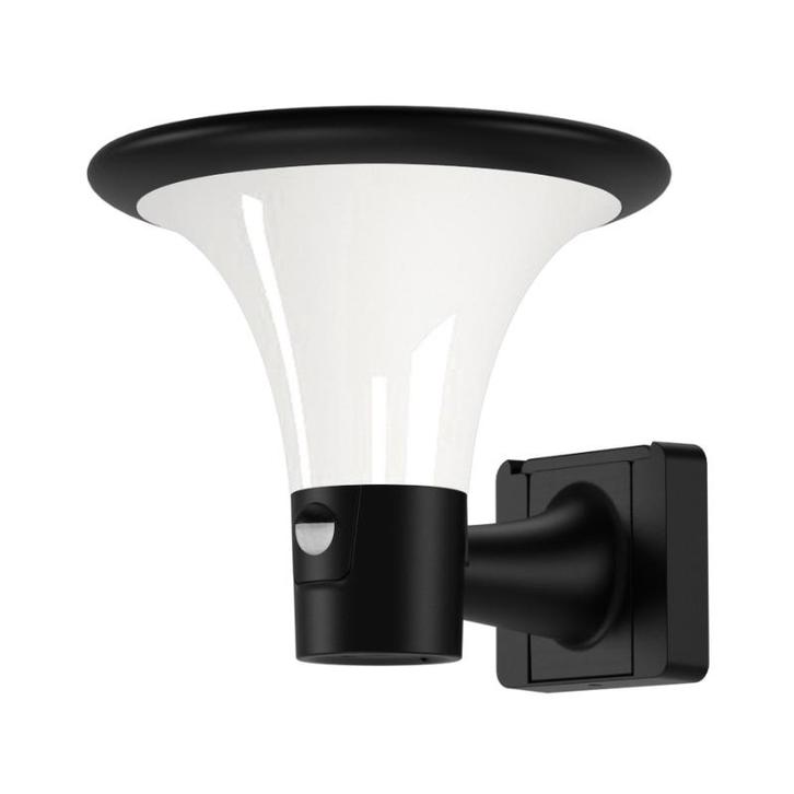 Solar wandlamp met sensor 15W LED warmwit, Jardin & Terrasse, Éclairage extérieur, Neuf, Appliques murales, Synthétique, Moins de 50 watts