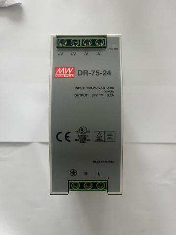 Mean Well 24V DC Voeding 3.2A beschikbaar voor biedingen