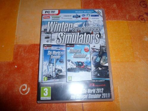 PC-game Winter 2 in 1 gamepack-simulators, Games en Spelcomputers, Games | Pc, Zo goed als nieuw, Ophalen of Verzenden