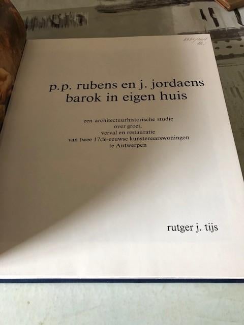 Rubens en Jordaens Barok in eigen huis - Rutger J. Thijs, Ophalen of Verzenden, Zo goed als nieuw, Overige onderwerpen, Rutger J. Thijs