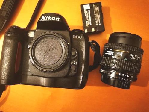 Nikon D100 DSLR, 35-70mm zoom, originele accu en oplader, Audio, Tv en Foto, Fotocamera's Digitaal, Zo goed als nieuw, Spiegelreflex