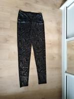 Glimmende slangenprint legging, Kleding | Dames, Legging, Maat 36/38 (S), Bruin, Ophalen of Verzenden