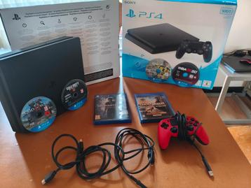 ps4 slim +6 games beschikbaar voor biedingen