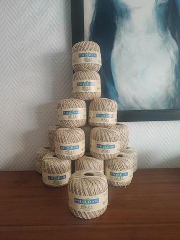 Phildar Perle 5, 17 bollen €10 voor het lot beschikbaar voor biedingen