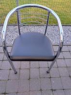 Keukenstoelen, Huis en Inrichting, Stoelen, Ophalen, Gebruikt, Zwart, Vier