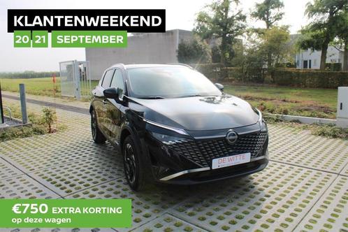 Nissan QASHQAI Mild-Hybrid 140pk M/T N-Connecta + Glass Roof, Auto's, Nissan, Bedrijf, Te koop, Qashqai, 360° camera, Achteruitrijcamera