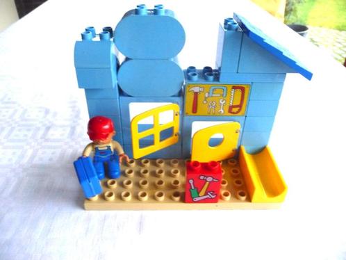 DUPLO timmerman op werkplaats, Kinderen en Baby's, Speelgoed | Duplo en Lego, Zo goed als nieuw, Duplo, Losse stenen, Ophalen of Verzenden
