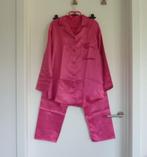 Fuchsia roze satijnen pyjama hemd en broek Maat 38, Kleding | Dames, Pyjama's, Ophalen of Verzenden, Maat 38/40 (M)