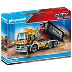 Playmobil Vrachtwagen met wissellaadbak, Ophalen of Verzenden, Nieuw, Complete set
