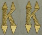 Emblemen Set, Epaulet, Kursant / Cadet, USSR / CCCP, 1980s., Verzamelen, Ophalen of Verzenden, Landmacht, Embleem of Badge