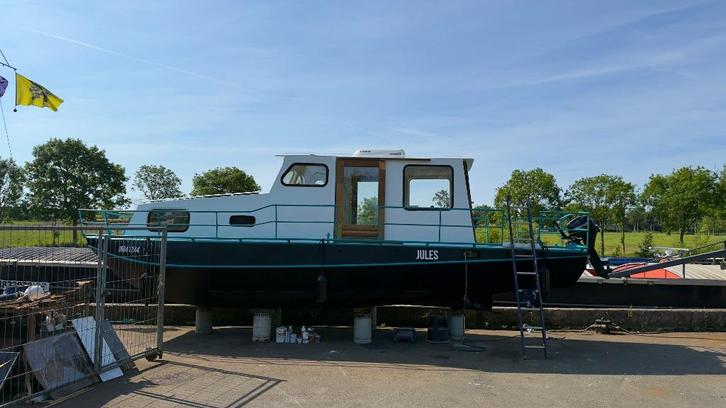 Woonboot staal 10m (Gasten- /2de-verblijf / Studentenwoning), Immo, Woonboten te koop, Gent, Verkoop zonder makelaar, A++++