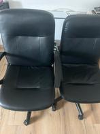 Set van 2 bureaustoelen - JYSK, Huis en Inrichting, Ophalen of Verzenden, Gebruikt, Zwart
