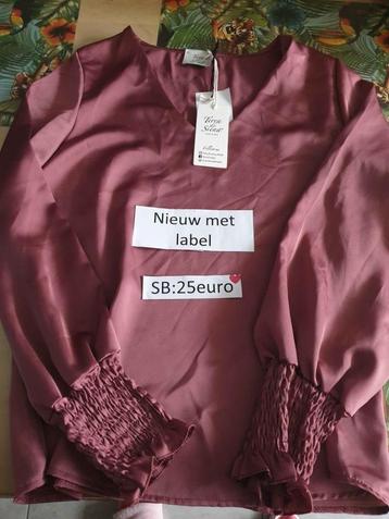 Nieuwe roze blouse van Terra DI Siena