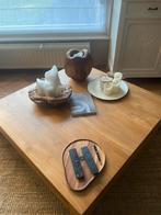 Salontafel van teakhout, Huis en Inrichting, Tafels | Salontafels, Ophalen, Gebruikt, Minder dan 50 cm, 100 tot 150 cm
