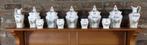 Vintage série anciens pots à épices porcelaine, Ophalen