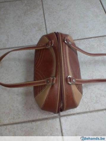 Aluna Bowler vintage handtas leder bruin als nieuw beschikbaar voor biedingen
