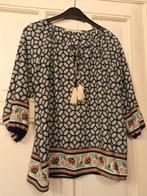 Gypsie blouse met flosjes van Ema Blue's, Kleding | Dames, Blouses en Tunieken, Gedragen, Blauw, Ema Blues, Maat 42/44 (L)