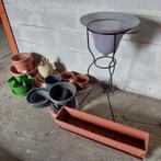 Lot bloempotten, Tuin en Terras, Ophalen, Gebruikt, Tuin, Minder dan 40 cm