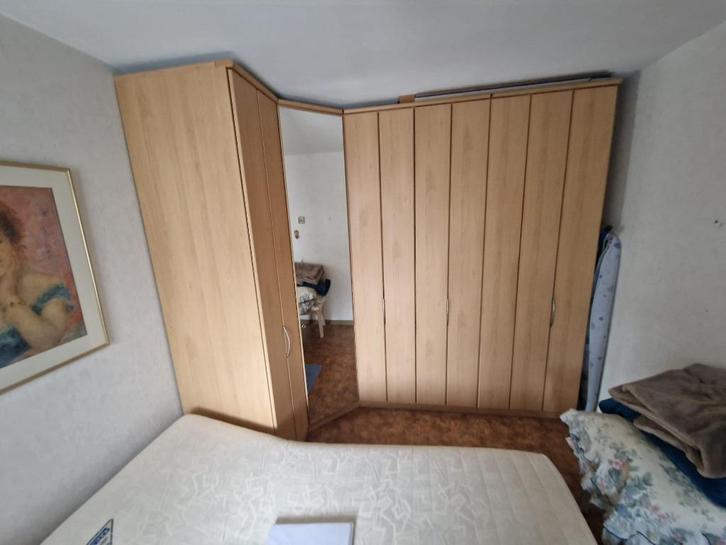 Grote kleerkast met spiegel, Huis en Inrichting, Kasten | Kleerkasten, Gebruikt, 200 cm of meer, 200 cm of meer, 50 tot 75 cm