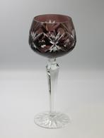 Val Saint Lambert gekleurd kristallen wijnglas, Antiek en Kunst, Ophalen of Verzenden