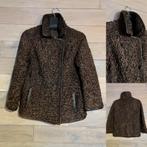 Vintage Pelsmantel in donkerbruine tint - 70 ties 80 ties?, Ophalen of Verzenden, Gedragen, Maat 36 (S), Bruin
