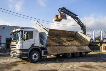 Scania P410+E6+BIBENNE+HIAB18/3EXT (bj 2015) beschikbaar voor biedingen