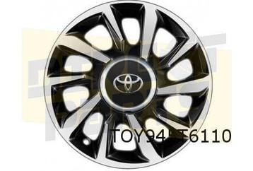 Toyota Aygo velg Aluminium 15'' turbine zwart / gepolijst Or, Neuf, 15 pouces, Véhicule de tourisme, Pneu(s)