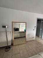 Miroir grand format avec cadre rose clair, Ophalen, Gebruikt, 100 tot 125 cm, 150 tot 200 cm
