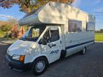 Ford Transit 2.5TD 1993 Complete Camper Oldtimer AIrco, Jusqu'à 5, Entreprise, 5 à 6 mètres, Diesel