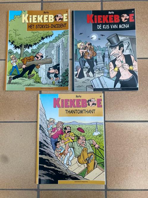Lot van 3 strips Kiekeboe, Boeken, Stripverhalen, Zo goed als nieuw, Ophalen of Verzenden