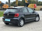 Volkswagen Polo 1.2i 2014 Airco Parkeersensoren Cruise contr, Auto's, Euro 5, Zwart, 1198 cc, Zwart