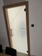 Glazen deur, Doe-het-zelf en Bouw, Ophalen, 80 tot 100 cm, Binnendeur, Schuifdeur